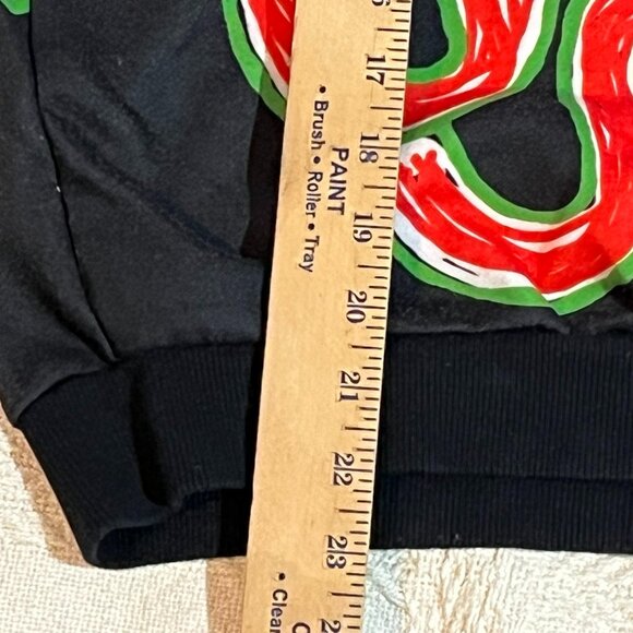 90s Ron Bass 'What You Fighting For?' youth sweater size L - Picture 6 of 8